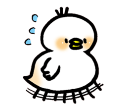 MOCHI MOCHI Rice cake bird sticker #5964491