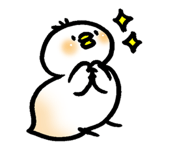 MOCHI MOCHI Rice cake bird sticker #5964495
