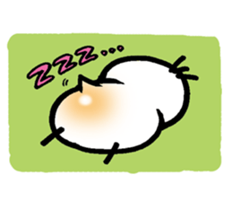 MOCHI MOCHI Rice cake bird sticker #5964497