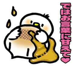 MOCHI MOCHI Rice cake bird sticker #5964515