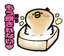 MOCHI MOCHI Rice cake bird sticker #5964518