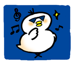 MOCHI MOCHI Rice cake bird sticker #5964519