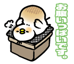 MOCHI MOCHI Rice cake bird sticker #5964525