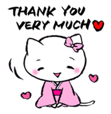 Comforting Cat & Bunny (English ver.) sticker #5965569