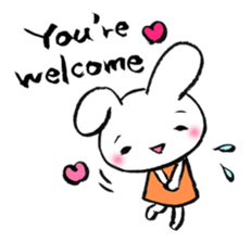 Comforting Cat & Bunny (English ver.) sticker #5965570