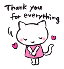 Comforting Cat & Bunny (English ver.) sticker #5965571