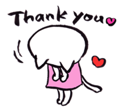 Comforting Cat & Bunny (English ver.) sticker #5965574