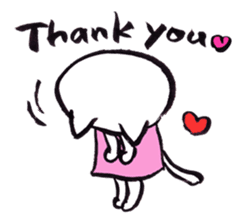 Comforting Cat & Bunny (English ver.) sticker #5965574