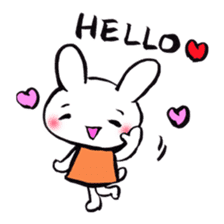 Comforting Cat & Bunny (English ver.) sticker #5965576