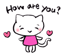 Comforting Cat & Bunny (English ver.) sticker #5965577