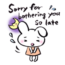 Comforting Cat & Bunny (English ver.) sticker #5965583