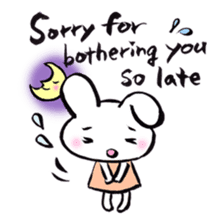 Comforting Cat & Bunny (English ver.) sticker #5965583