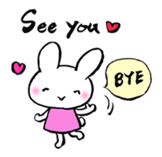 Comforting Cat & Bunny (English ver.) sticker #5965584