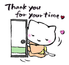 Comforting Cat & Bunny (English ver.) sticker #5965585