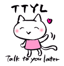 Comforting Cat & Bunny (English ver.) sticker #5965589