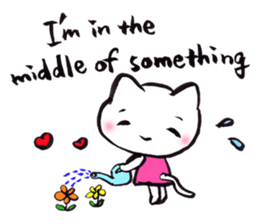 Comforting Cat & Bunny (English ver.) sticker #5965590