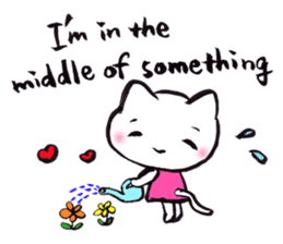 Comforting Cat & Bunny (English ver.) sticker #5965590