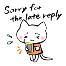 Comforting Cat & Bunny (English ver.) sticker #5965591
