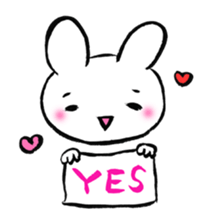 Comforting Cat & Bunny (English ver.) sticker #5965595