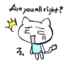 Comforting Cat & Bunny (English ver.) sticker #5965597