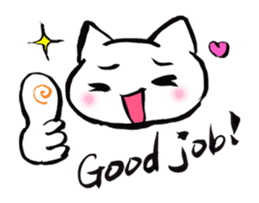 Comforting Cat & Bunny (English ver.) sticker #5965598