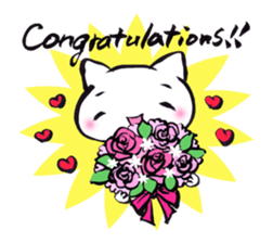 Comforting Cat & Bunny (English ver.) sticker #5965600