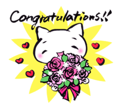 Comforting Cat & Bunny (English ver.) sticker #5965600