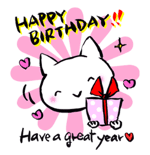 Comforting Cat & Bunny (English ver.) sticker #5965601