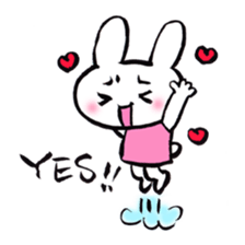 Comforting Cat & Bunny (English ver.) sticker #5965602