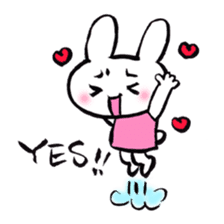 Comforting Cat & Bunny (English ver.) sticker #5965602