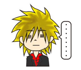 Annoying cute man Hosuto-kun sticker #5965730