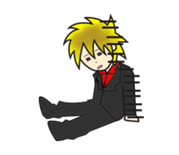 Annoying cute man Hosuto-kun sticker #5965733