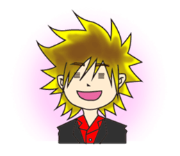 Annoying cute man Hosuto-kun sticker #5965738