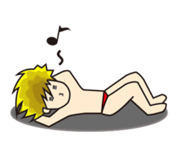 Annoying cute man Hosuto-kun sticker #5965747