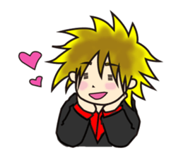 Annoying cute man Hosuto-kun sticker #5965749