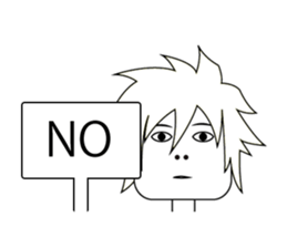 Annoying cute man Hosuto-kun sticker #5965761