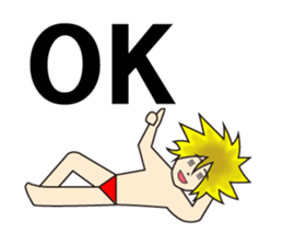 Annoying cute man Hosuto-kun sticker #5965765