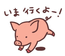 Small pig sticker #5966012