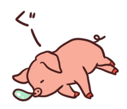 Small pig sticker #5966016