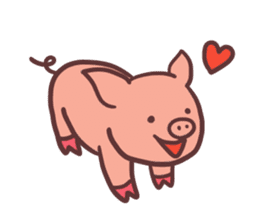 Small pig sticker #5966018