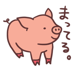 Small pig sticker #5966024