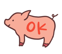 Small pig sticker #5966025
