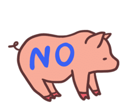 Small pig sticker #5966026