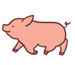 Small pig sticker #5966036