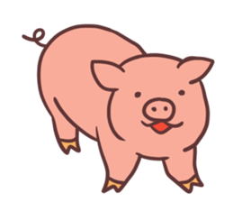 Small pig sticker #5966042