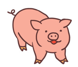 Small pig sticker #5966042