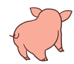 Small pig sticker #5966045