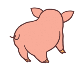 Small pig sticker #5966045