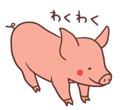 Small pig sticker #5966046