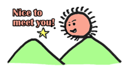 Sun shines. sticker #5966978